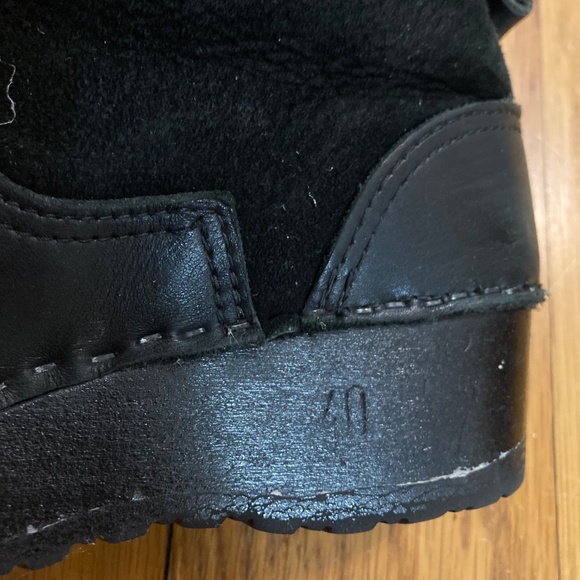 No 6 sherling lined clog boots - Picture 6 of 7